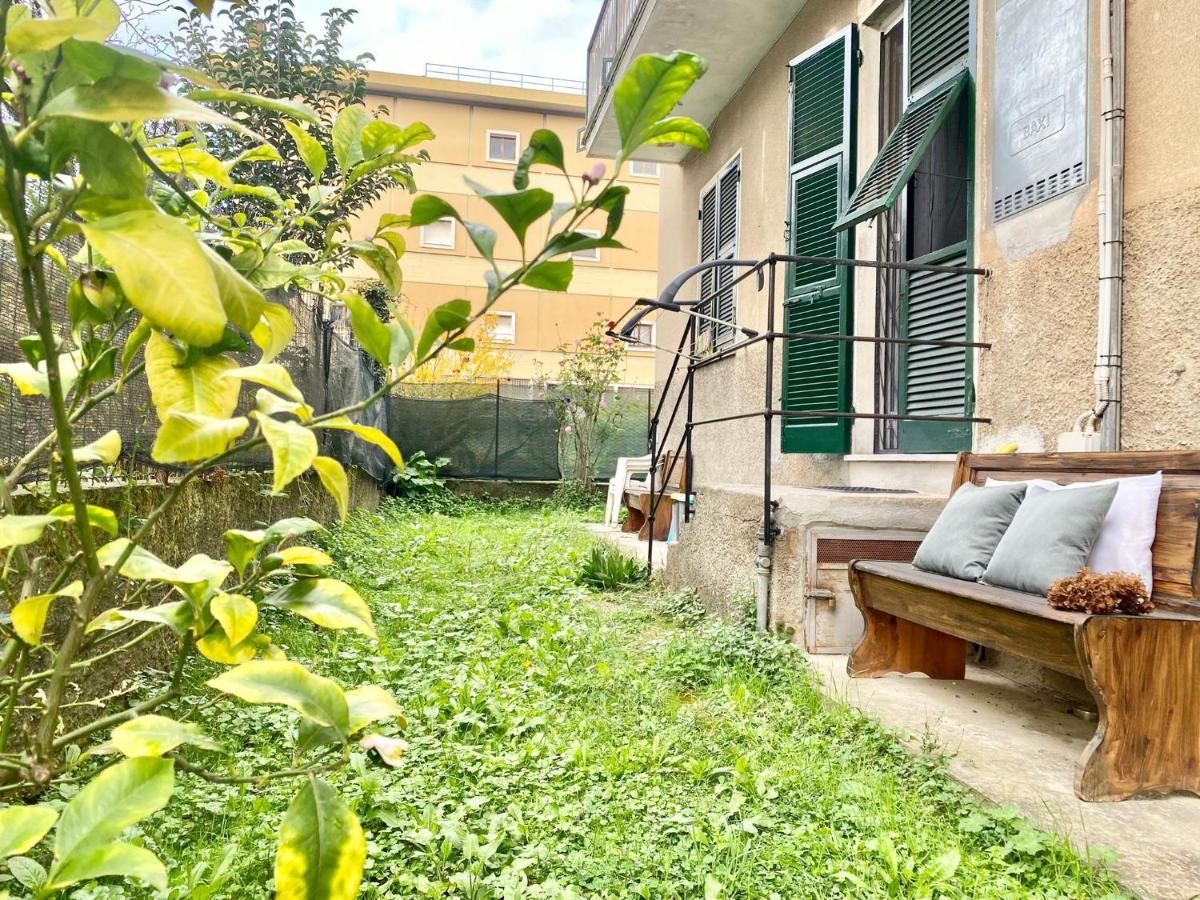Casaviva-Trilocale Con Giardino E Posteggio A Rapalloアパートメント エクステリア 写真